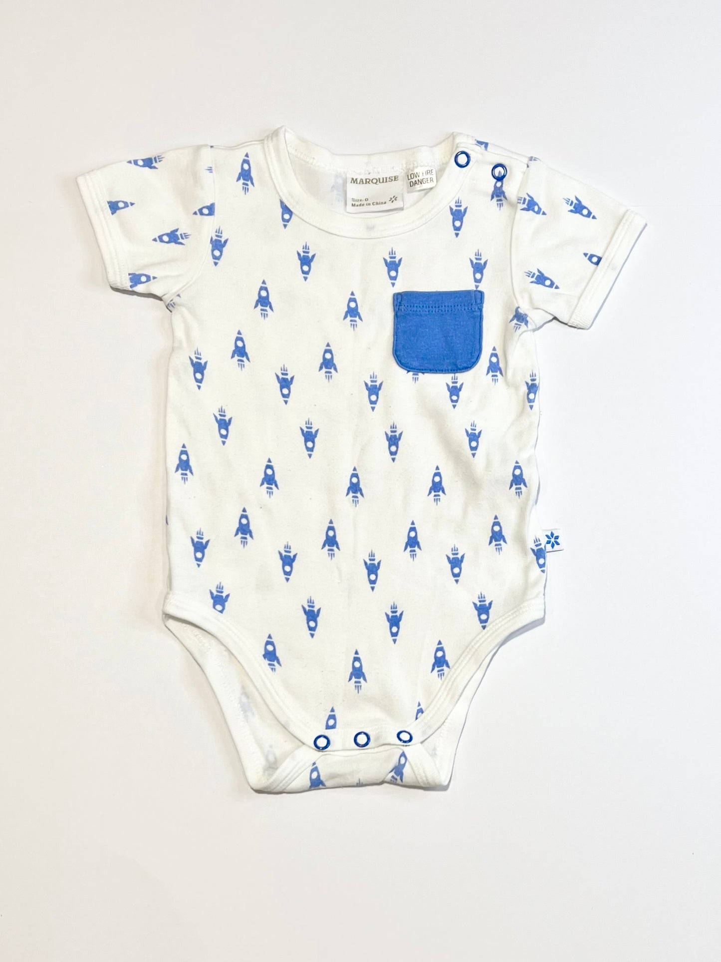 Blue rockets bodysuit - Size 0