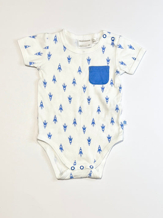 Blue rockets bodysuit - Size 0