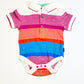 Striped polo bodysuit - Size 6-9 months