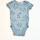 Blue animals bodysuit - Size 6-9 months