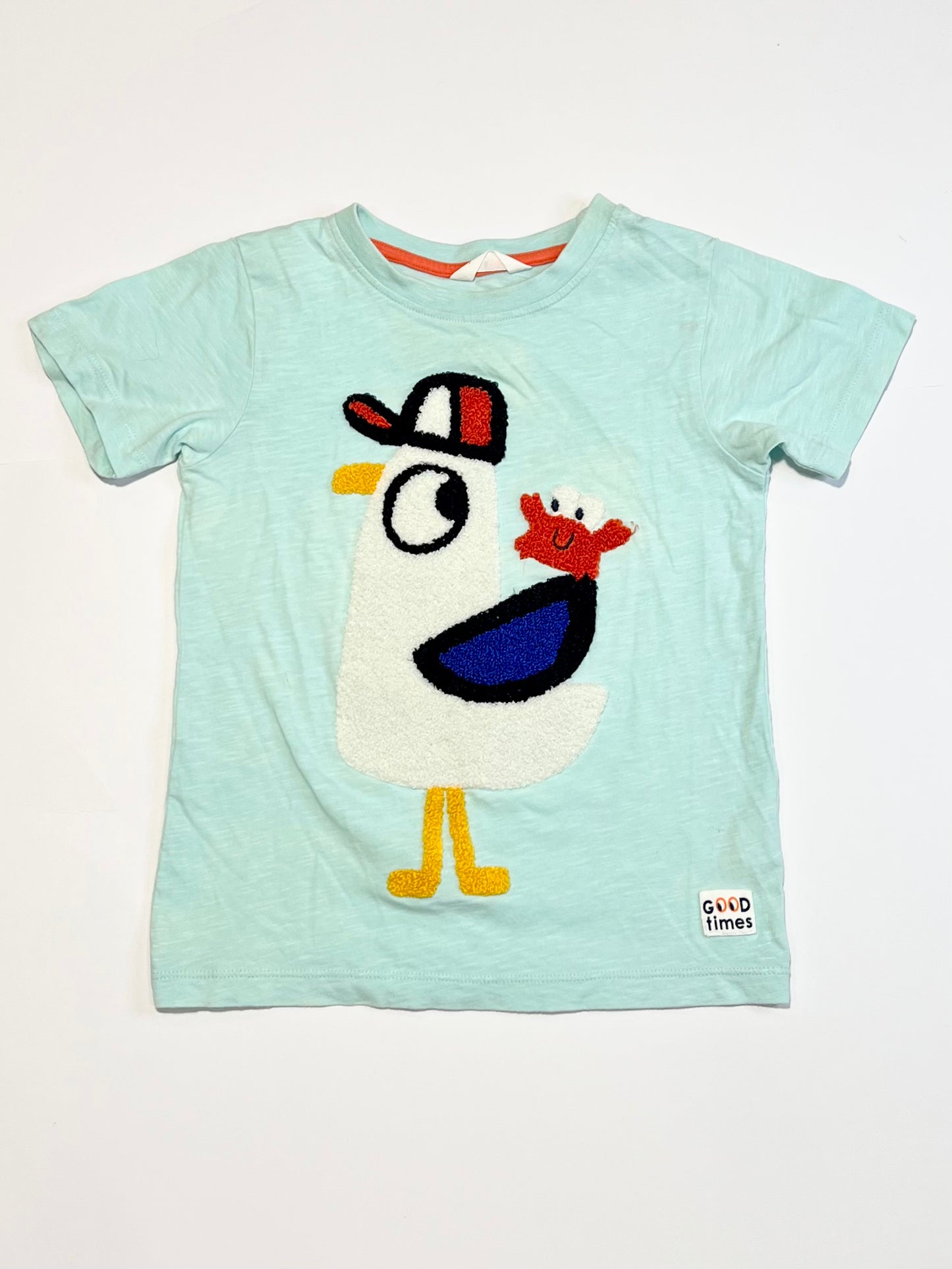 Seagull and crab tee - Size 4