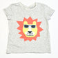 Grey lion tee - Size 4