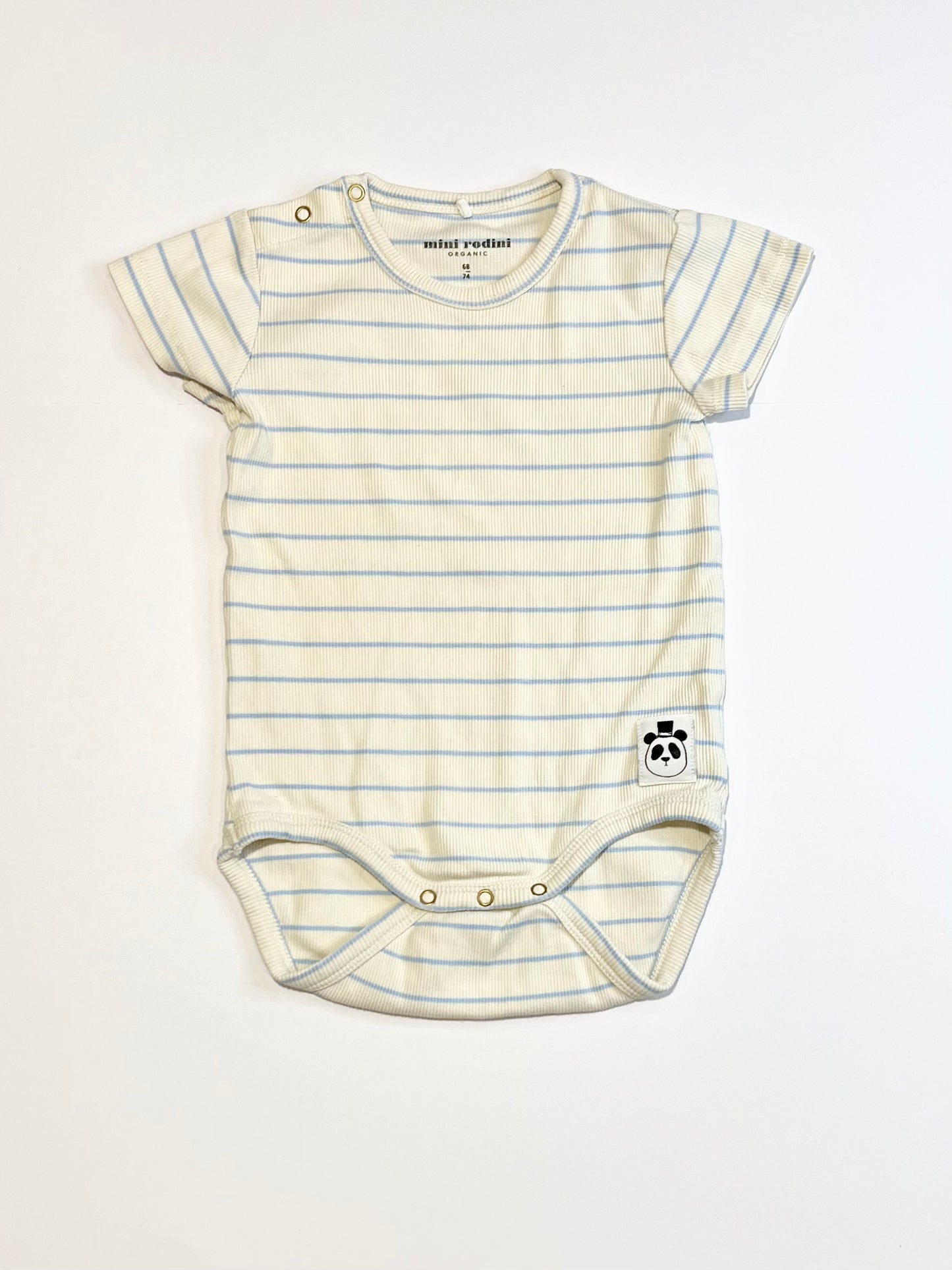 Ribbed striped bodysuit - Size 6-9 months