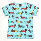 Sausage dogs tee - Size 3-4