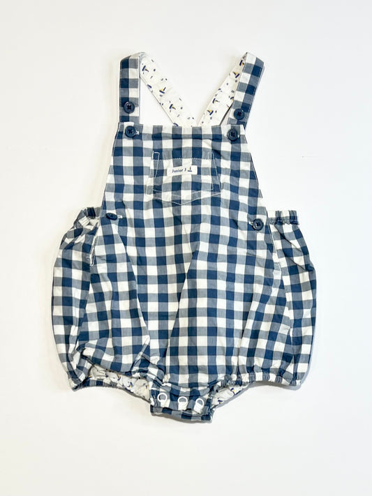 Checkered romper - Size 6-9 months