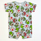 Mario zip romper - Size 0