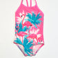 Pink flamingo one-piece - Size 4