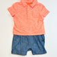 Polo shirt romper - Size 0