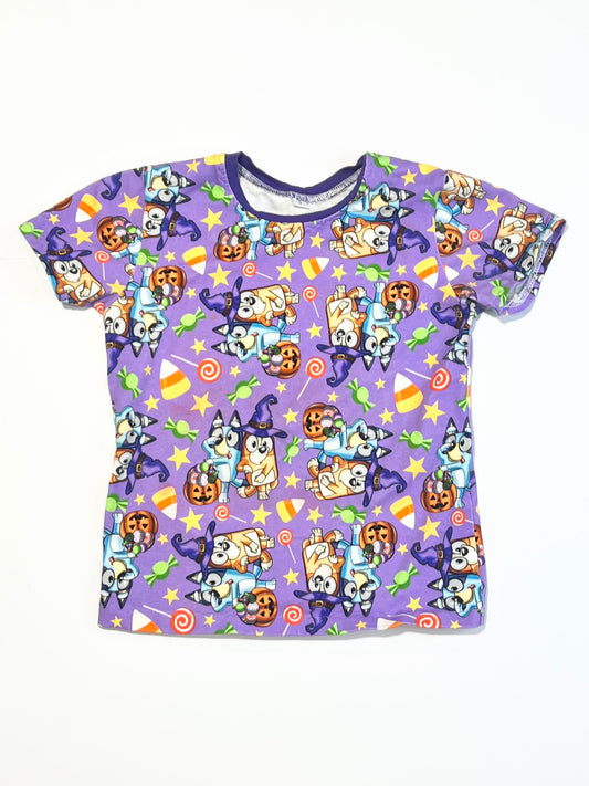 Halloween Bluey tee - Size 3