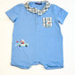 Blue polo shirt romper - Size 0