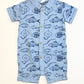Chambray fish romper - SIze 9-12 months