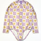 Checkered sun surf suit - Size 4