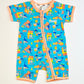 Tradie sharks zip romper - Size 0