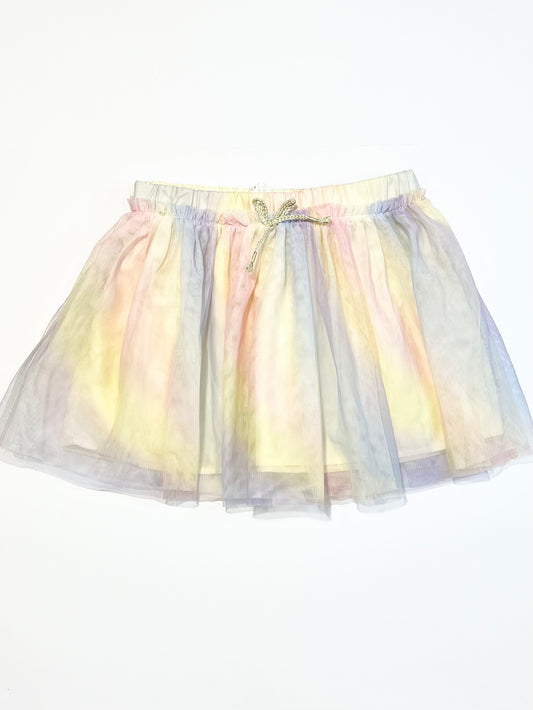 Rainbow tulle skirt - Size 2-4