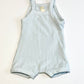 Blue terry stretch romper - Size 0