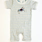 Ribbed horse romper - Size 0