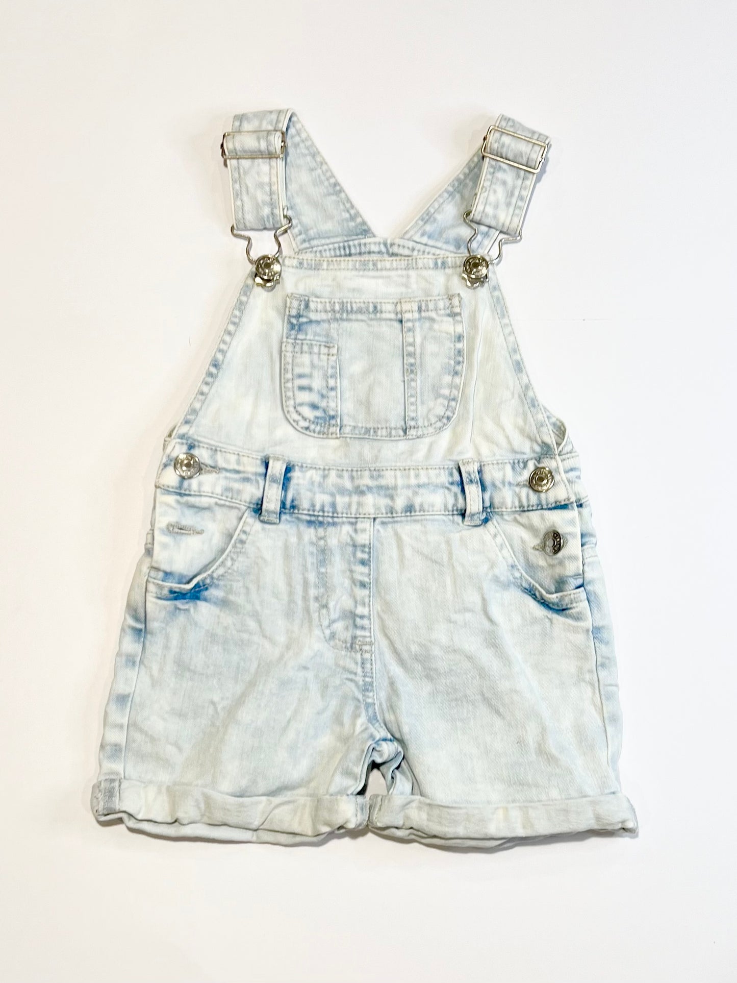 Denim overalls - Size 9-12 months