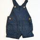 Navy striped overalls - Size 0