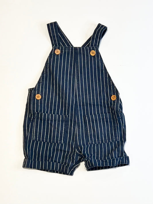 Navy striped overalls - Size 0