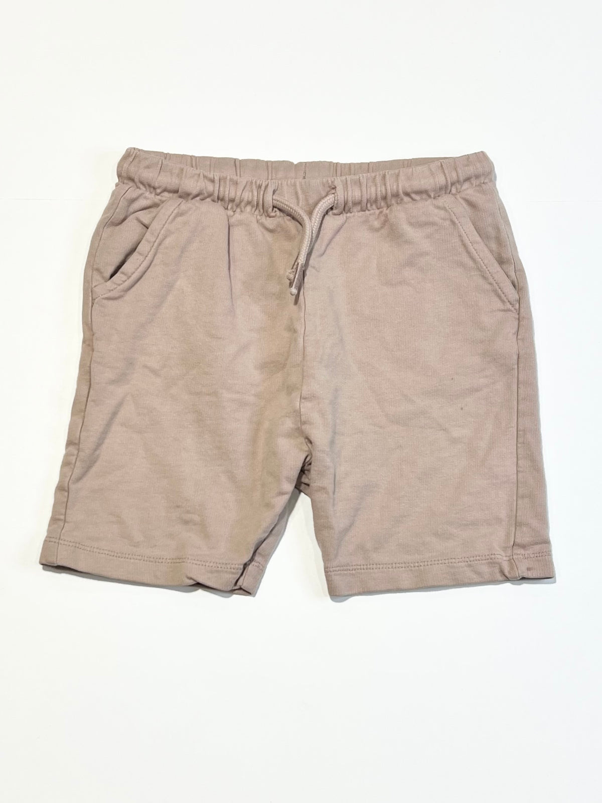 Taupe sweat shorts - Size 4-5
