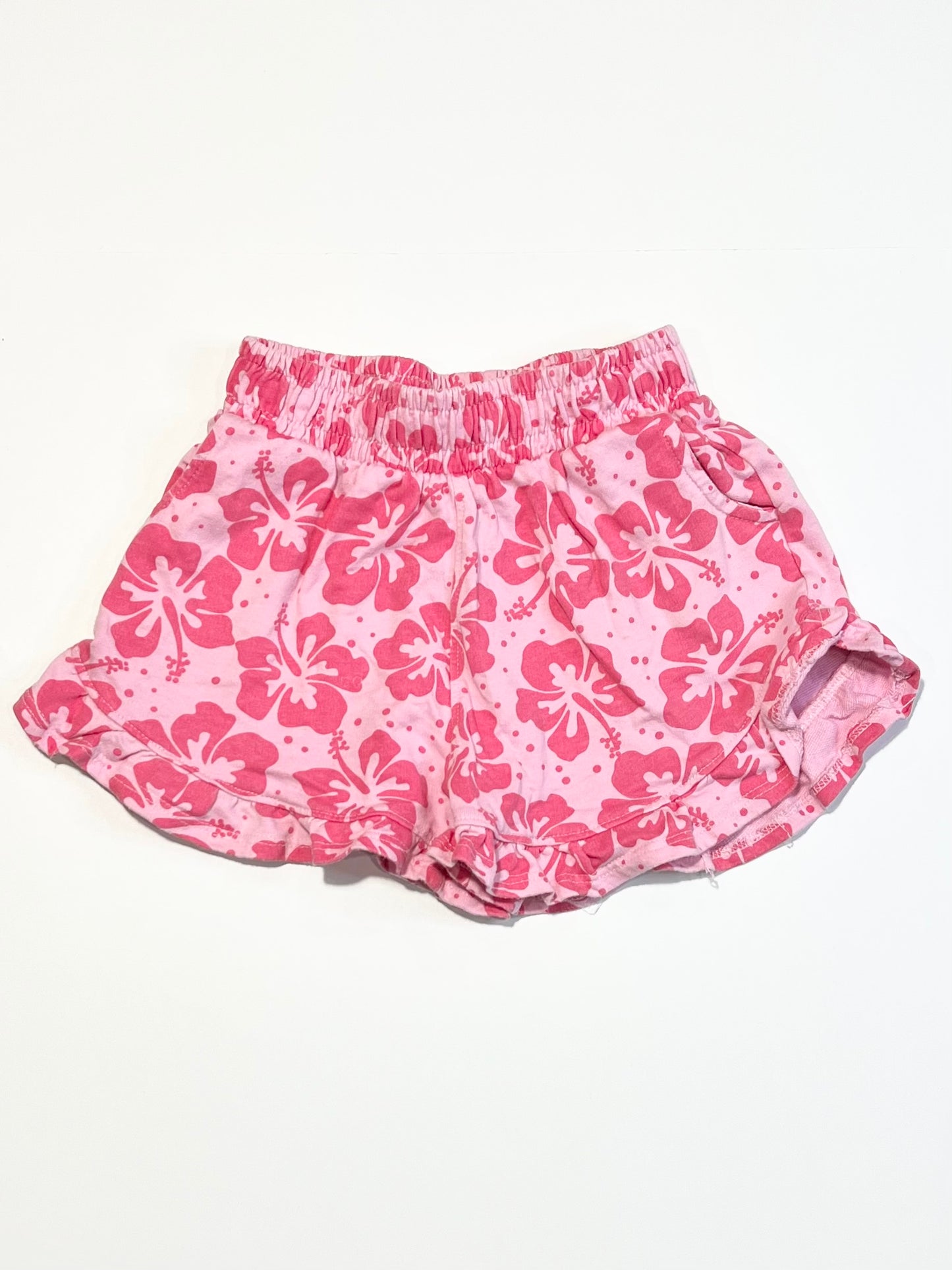 Jersey ruffle shorts - Size 4