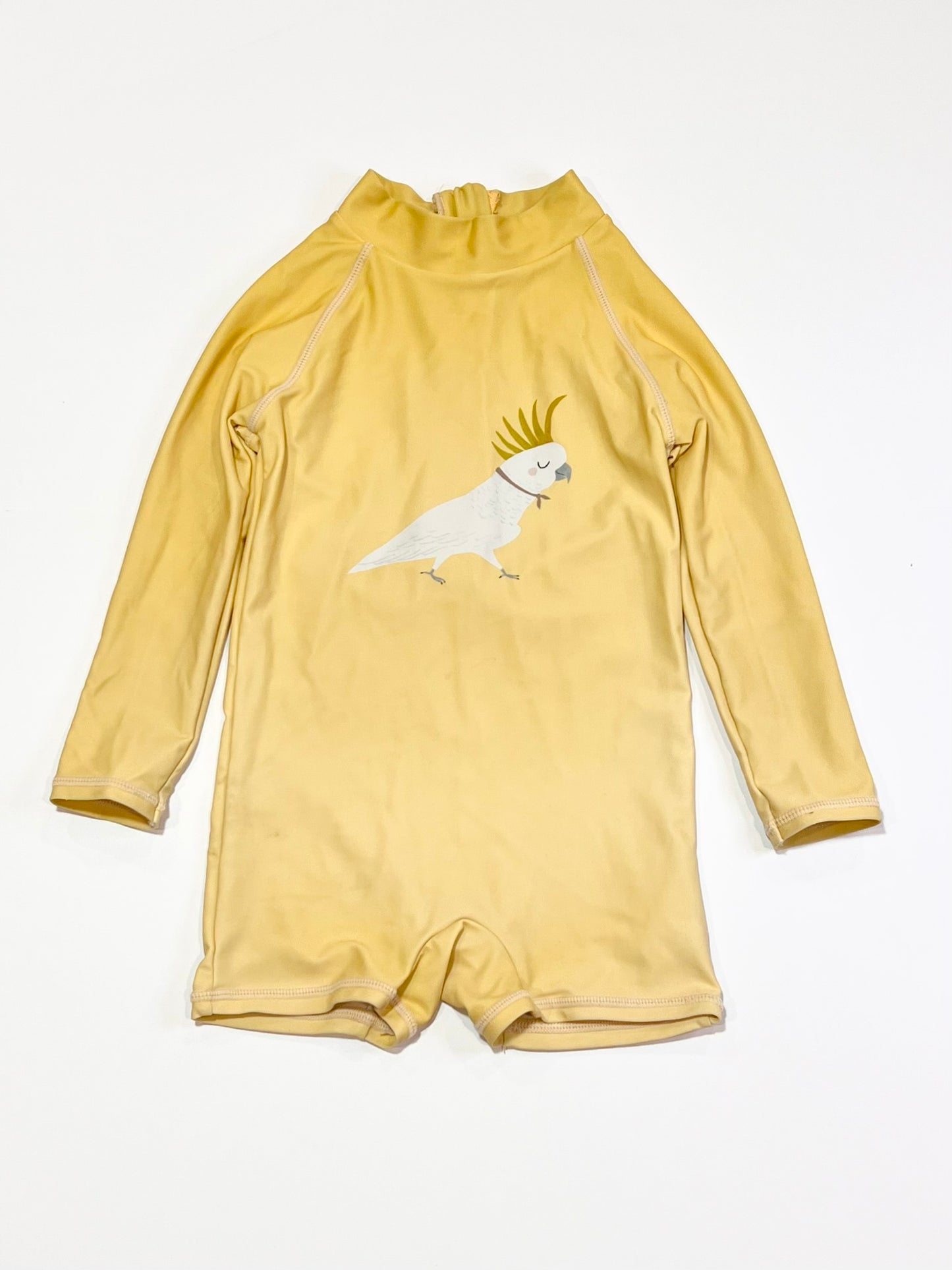 Yellow cockatoo swim suit - Size 1
