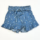 Chambray ruffle shorts - Size 4