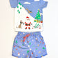 Blue Chrismtas set - Size 0