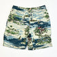 Woven palm tree shorts - Size 4
