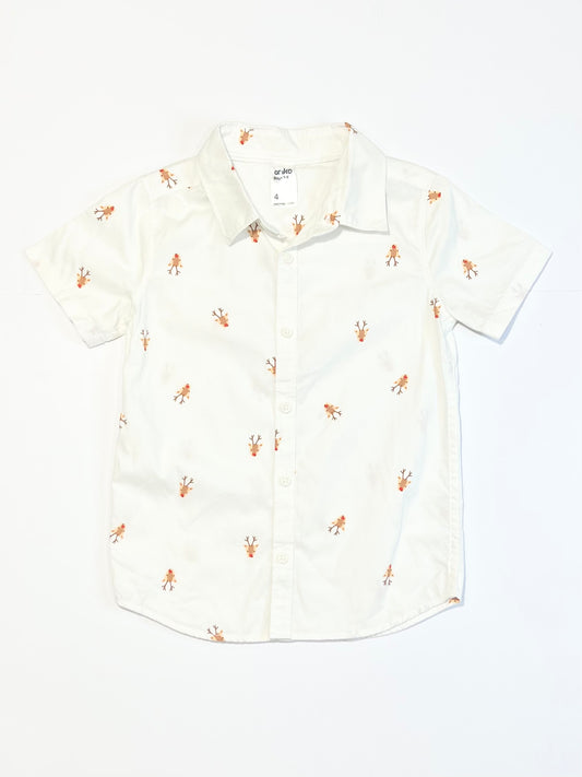 Christmas reindeer shirt - Size 4