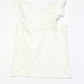 White ruffle tank - Size 4
