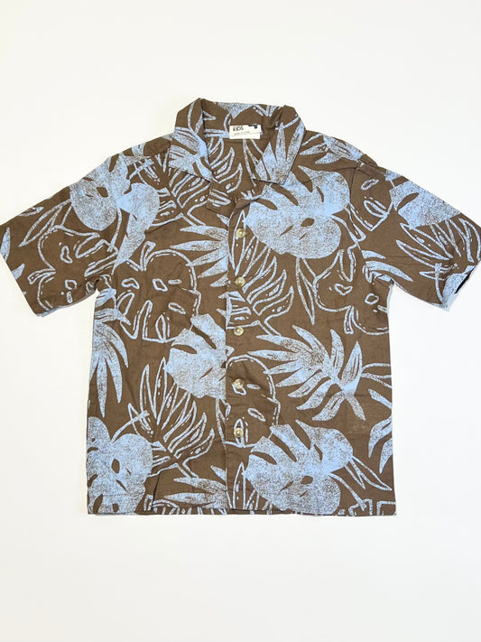 Woven leafy shirt - Size 4