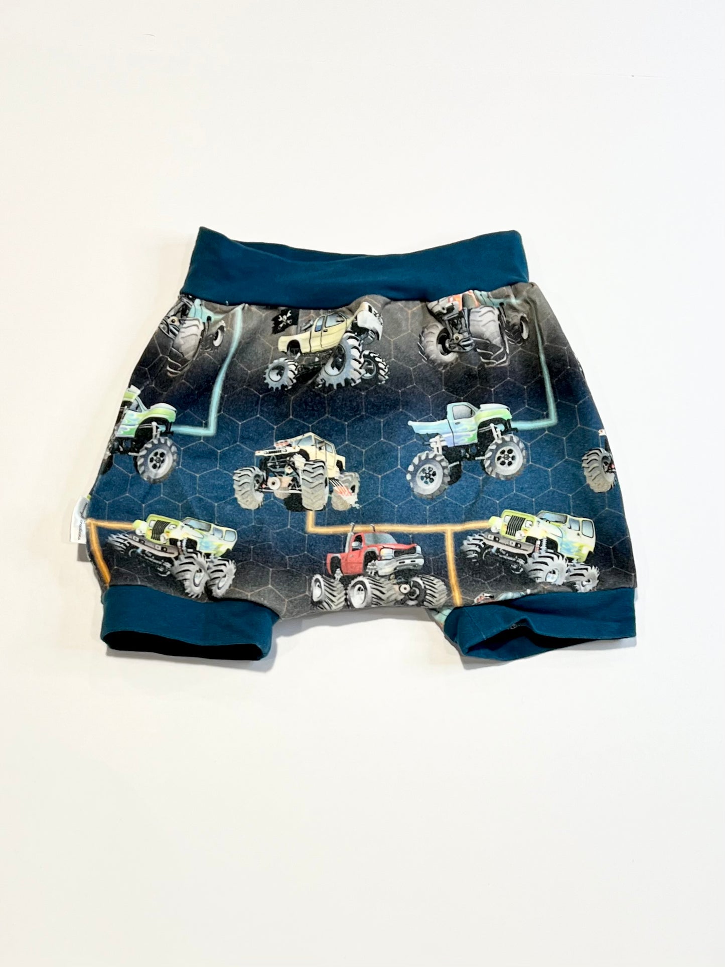 Jersey monster truck shorts - Size 6-9 months