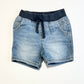 Pull-up denim shorts - Size 0