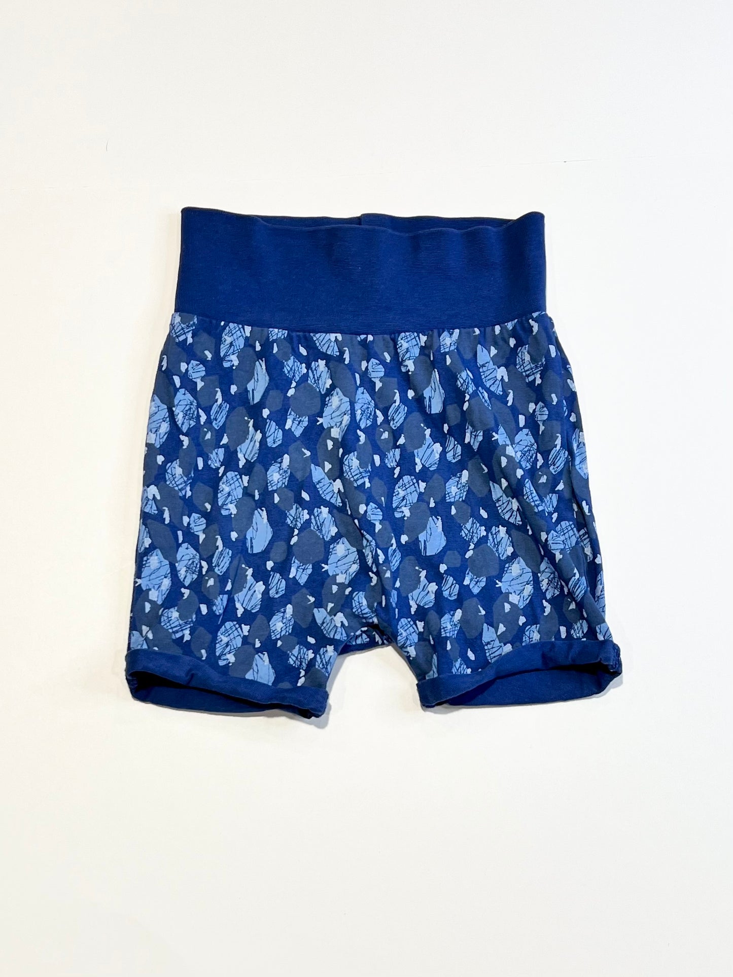 Blue jersey shorts - Size 0