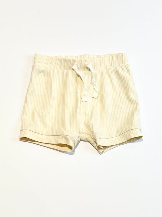 Ribbed jersey shorts - Size 0