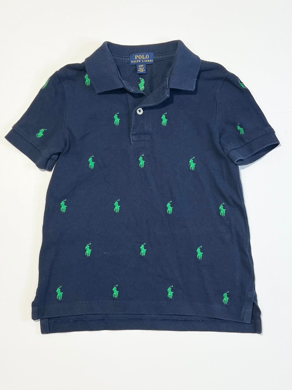 Navy polo shirt - Size 4