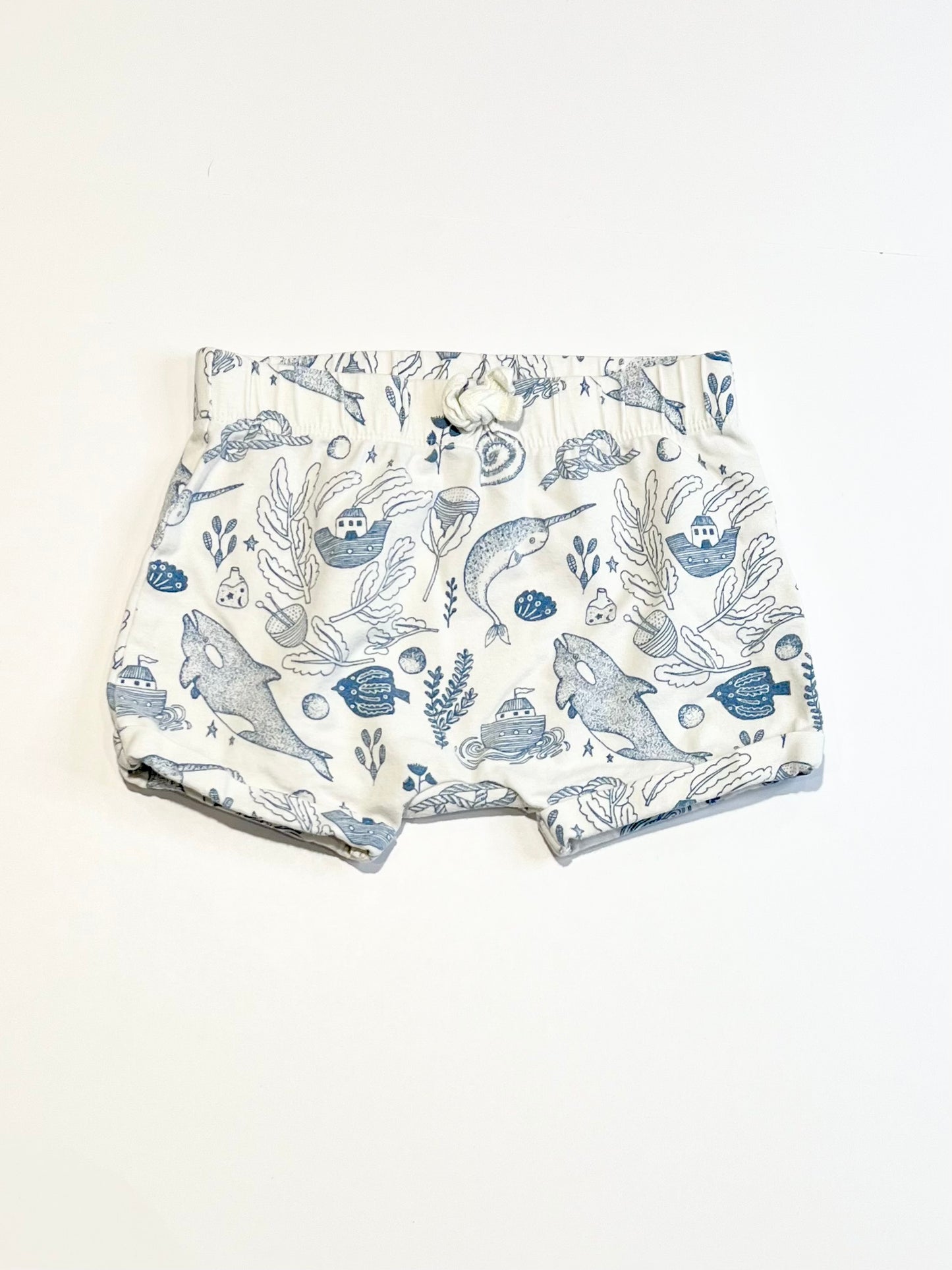 Jersey sea creatures shorts - Size 0