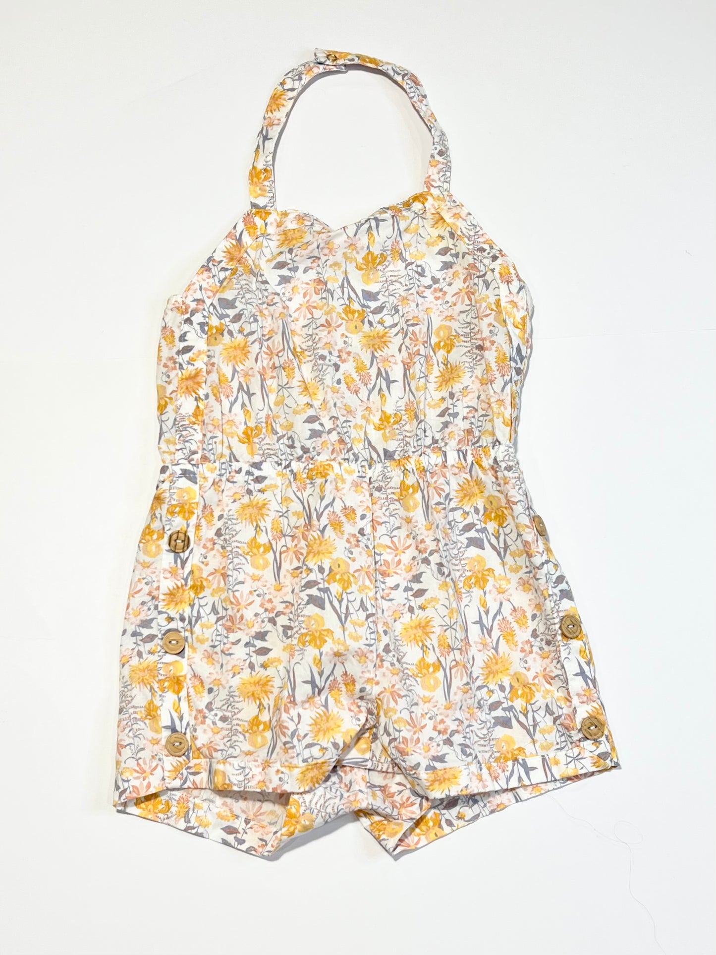 Floral playsuit - Size 4-5