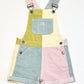 Corduroy shortalls - Size 3-4