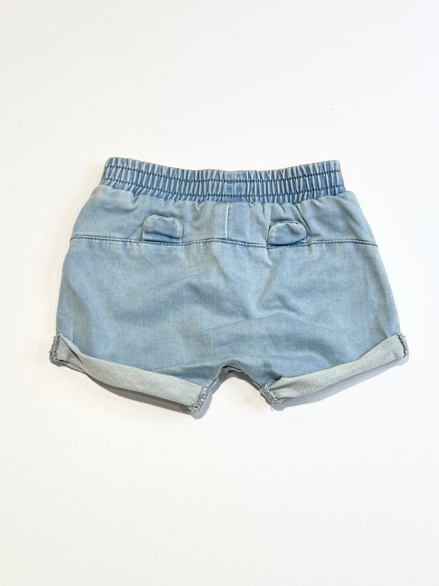 Soft denim shorts - Size 0