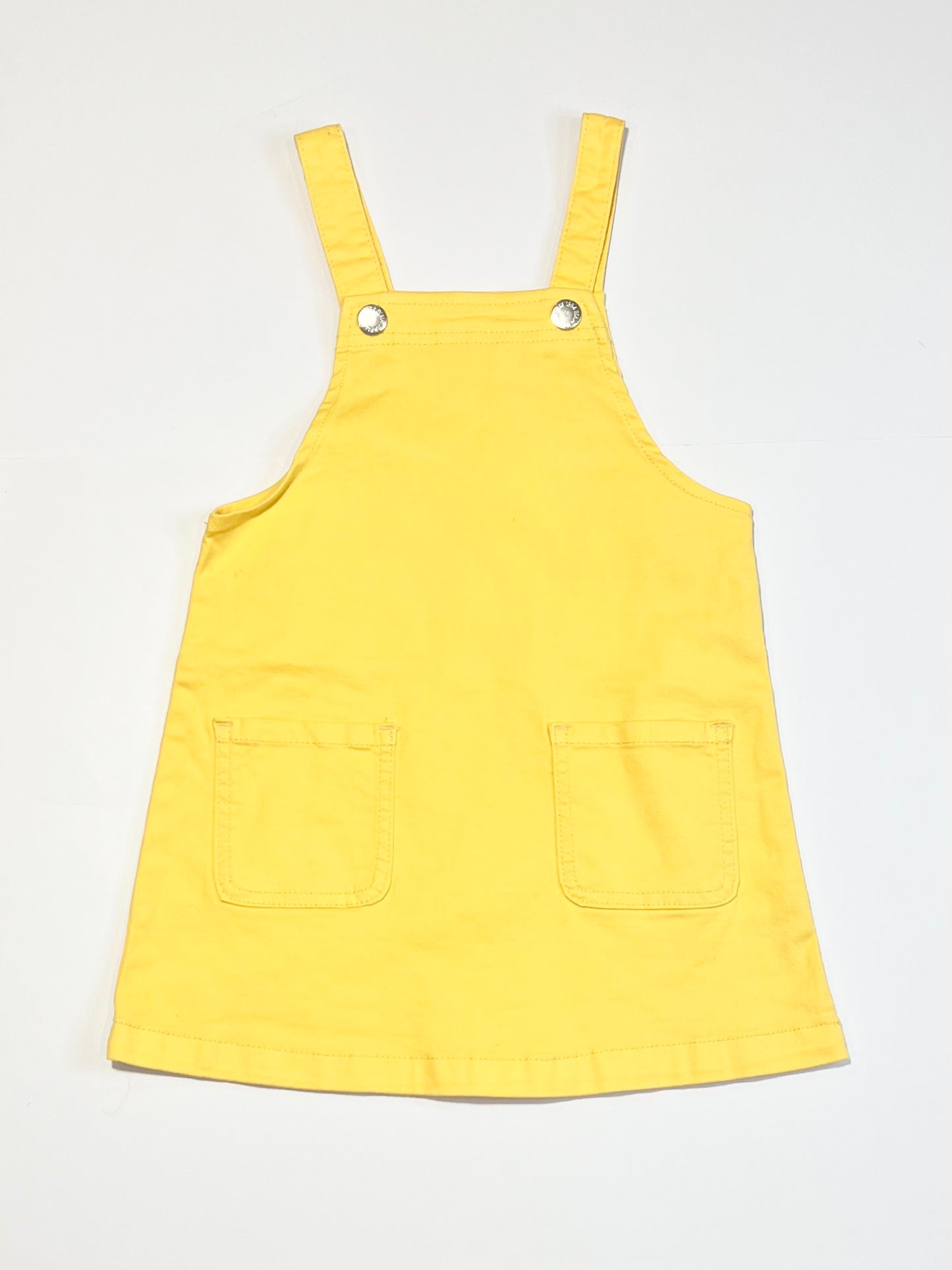 Yellow pinafore - Size 4