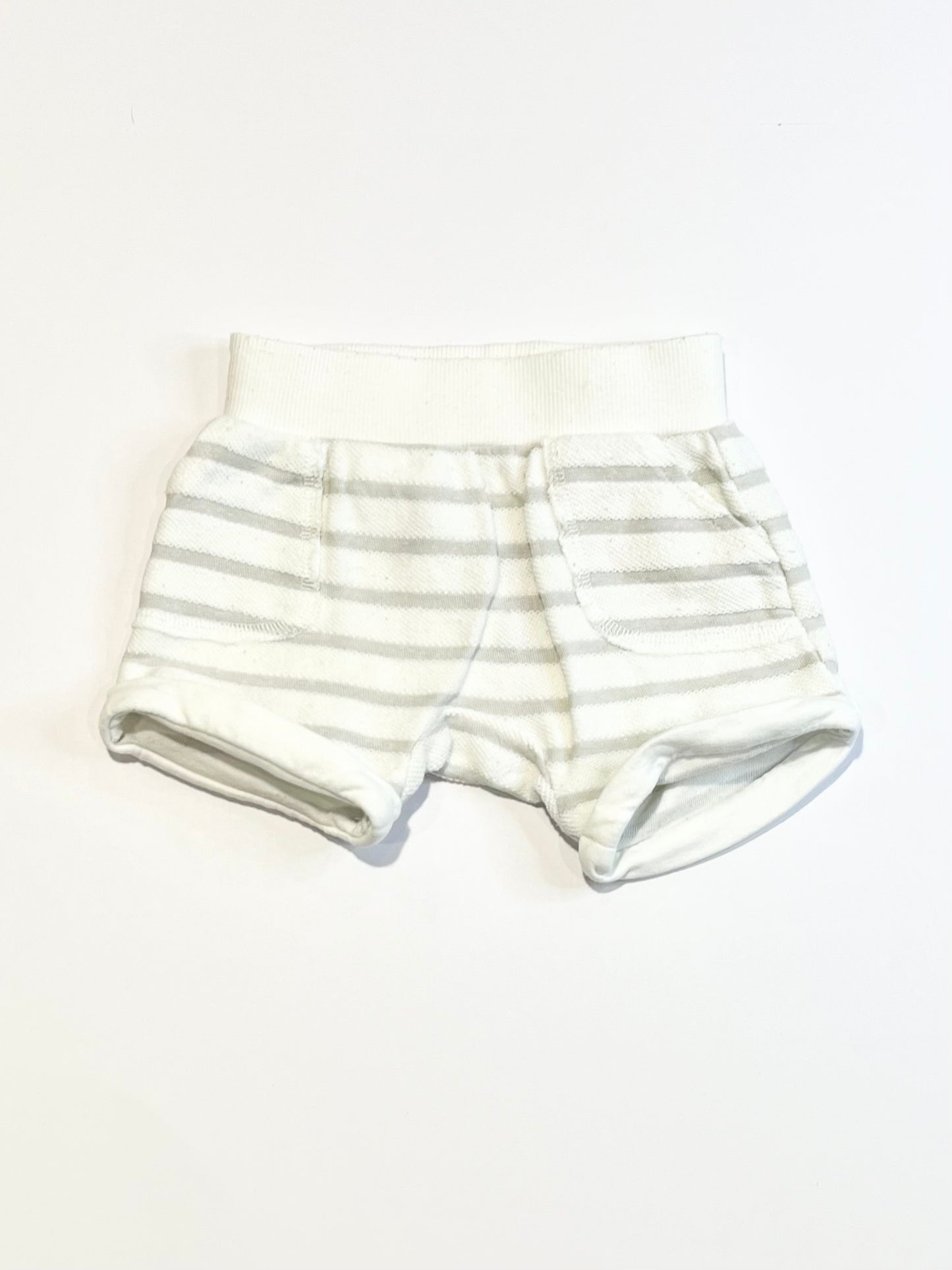 White terry shorts - Size 0