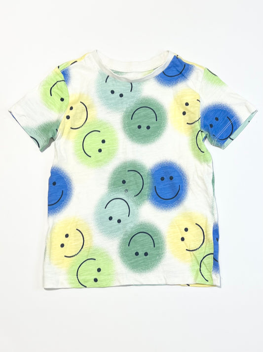 Happy face tee - Size 4
