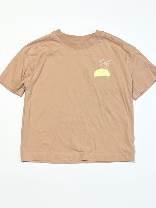 Brown palm tee - Size 4