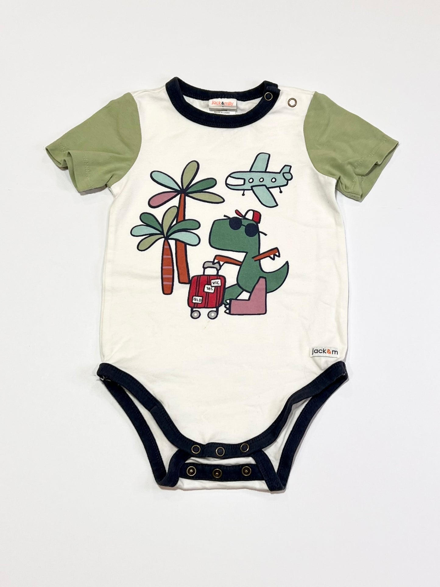 Travelling t-rex bodysuit - Size 1