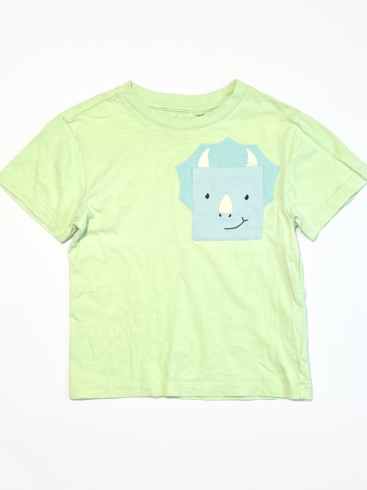 Green dino tee - Size 4