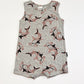 Grey sharks romper - Size 1