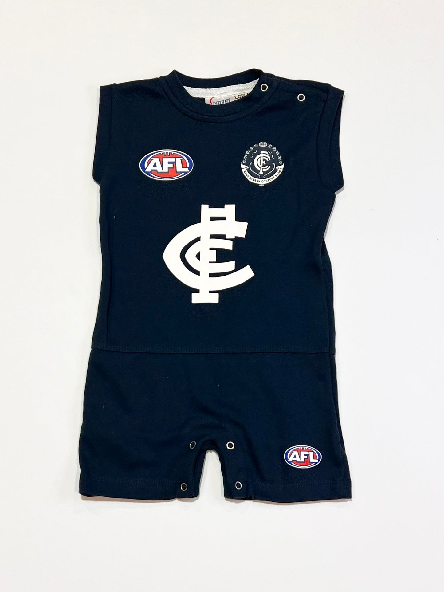 Carlton Blues romper - Size 1
