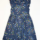 Navy floral dress - Size 4-5